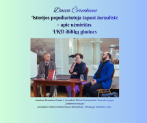 Istorikas Eimantas Gudas ir žurnalistė Žilvinė Petrauskaitė-Taranda knygos „Gedimino kraujas“ pristatyme Adomo Mickevičiaus bibliotekoje . Mindaugo Masaičio nuotr. Plakato aut. Aida Vėželienė Istorikas Eimantas Gudas ir žurnalistė Žilvinė Petrauskaitė-Taranda knygos „Gedimino kraujas“ pristatyme Adomo Mickevičiaus bibliotekoje . Mindaugo Masaičio nuotr. Plakato aut. Aida Vėželienė